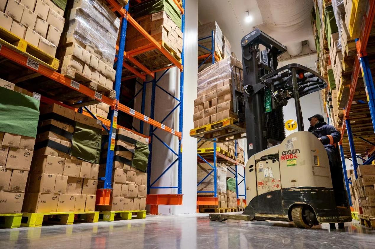 萬(wàn)緯冷鏈南寧園區(qū)。 人民網(wǎng) 嚴(yán)立政攝